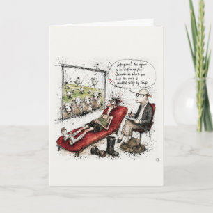Nieuw-Zeelandse Boerderij Cartoon Kaart
