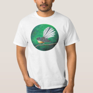 Nieuw-Zeelandse fantailvogel (piwakawaka) - T-shir T-shirt
