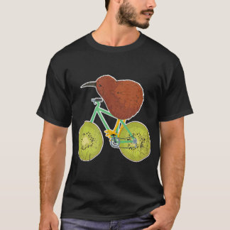 Nieuw-Zeelandse fiets voor kiwi-fruitovers T-shirt