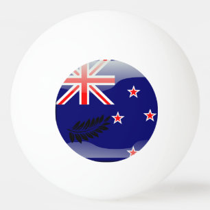 Nieuw-Zeelandse gepolijst vlag Pingpongballen