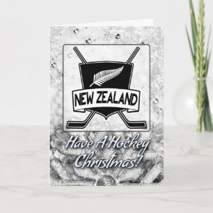 Nieuw-Zeelandse kerstkaart met hoge ijskap Feestdagen Kaart