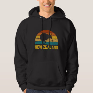 Nieuw-Zeelandse kiwi retro Hoodie