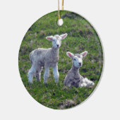 Nieuw-Zeelandse lammeren Keramisch Ornament (Links)