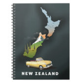 Nieuw-Zeelandse reisposter Notitieboek (Voorkant)