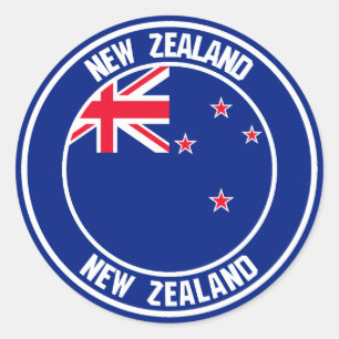 Nieuw-Zeelandse ronde Embleem Sticker