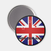Nieuw-Zeelandse Roundel kwaliteitsvlag Magneet (Voorkant / Achterkant)