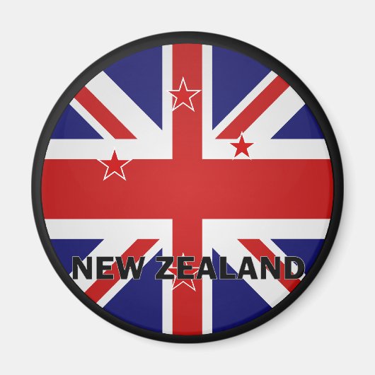 Nieuw-Zeelandse Roundel kwaliteitsvlag Magneet (Voorkant)