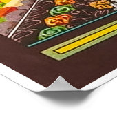 Nieuw-Zeelandse snoepprint Poster (Hoek)