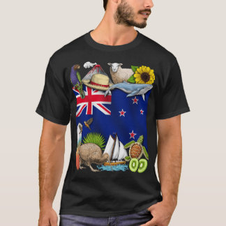 Nieuw-Zeelandse trots grappig T-shirt