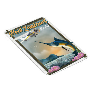 Nieuw-Zeelandse visreisposter Magneet