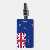 Nieuw-Zeelandse vlag Bagagelabel (Voorkant verticaal)