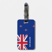 Nieuw-Zeelandse vlag Bagagelabel (Achterkant verticaal)