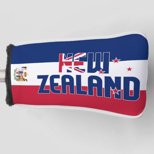 Nieuw-Zeelandse vlag: een geweldige patriottische  Golfheadcover (Voorkant)