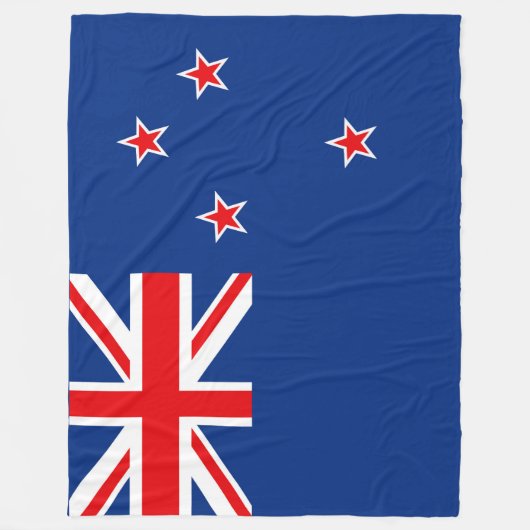 Nieuw-Zeelandse vlag Fleece Deken (Voorkant)