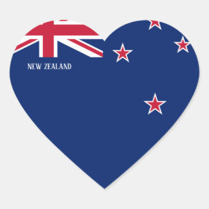 Nieuw-Zeelandse vlag Hart Sticker