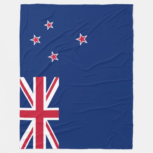 Nieuw-Zeelandse vlag (NZ) Fleece Deken (Voorkant)