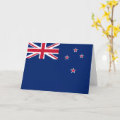 Nieuw-Zeelandse vlag (NZ) Kaart (Gele Bloem)