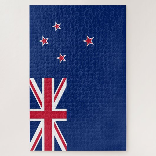 Nieuw-Zeelandse vlag (NZ) Legpuzzel (Verticaal)