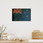 -Nieuw-Zeelandse vlag Poster (Keuken)