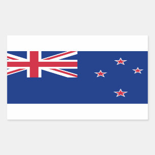 Nieuw-Zeelandse vlag Rechthoekige Sticker