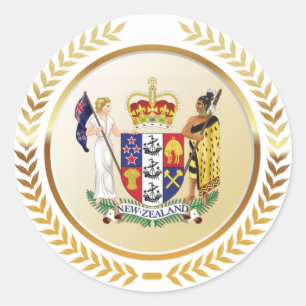 Nieuw-Zeelandse wapenstilstand Ronde Sticker