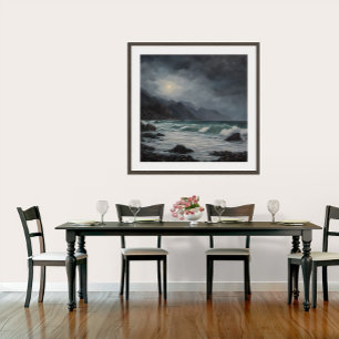 Nieuw-Zeelandse westkust - stretched canvas Print