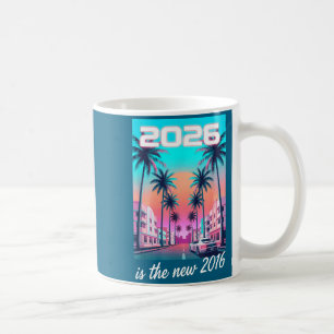 Nieuwe 2016 Retro Synthwave Auto Esthetiek Koffiemok