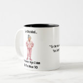 Nieuwe 30  Gift Mok (Voorkant links)