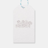 Nieuwe aangepaste tekstLogo cadeaubijslagsels Cadeaulabel (Achterkant)