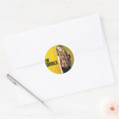 Nieuwe aankomst ronde sticker (Envelop)