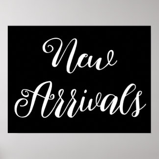Nieuwe Aankomst Teken, Winkel Signage, Boutique Poster