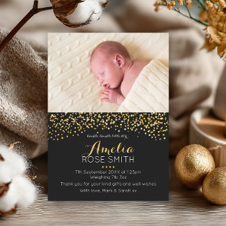 Nieuwe aankondiging van een meisje voor baby's/bed