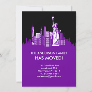 Nieuwe aankondiging van verhuizing naar New York C