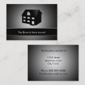 Nieuwe adreskaarten visitekaartje (Voorkant / Achterkant)