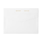 NIEUWE Adreslabels met VERANDERDE DATUM, Geri (Achterkant)