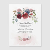 Nieuwe adreswijziging Floral Moving Aankondiging (Voorkant)