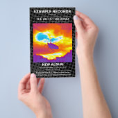 Nieuwe albumlancering - HT dot Textured Flyer (Hand)