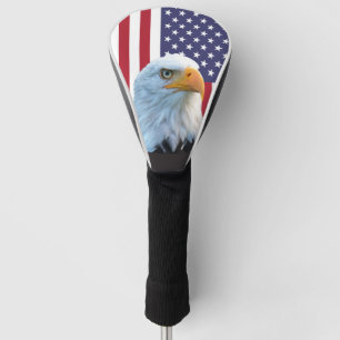 NIEUWE AMERIKA FLAG EN BALD ELLE GOLFHEADCOVER