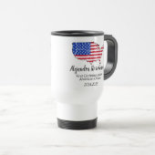 Nieuwe Amerikaanse Burger – American Map Citizensh Reisbeker (Voorkant rechts)