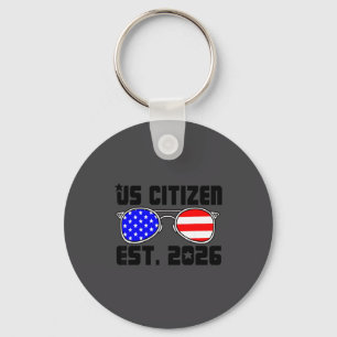 Nieuwe Amerikaanse Burger Geschat 2026 Amerikaanse Sleutelhanger