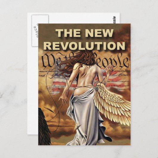 Nieuwe Amerikaanse revolutie-Briefkaarten Briefkaart (Voorkant / Achterkant)