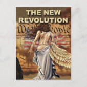 Nieuwe Amerikaanse revolutie-Briefkaarten Briefkaart (Voorkant)