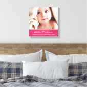 NIEUWE ARRIVAL | BABY CANVAS PORTRAIT AFDRUK (Insitu (Slaapkamer))