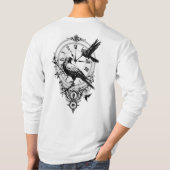 Nieuwe artiest dizayn Logo T-shirt (Achterkant)