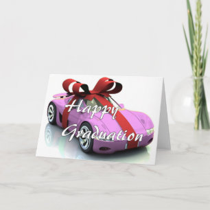 Nieuwe auto afstuderen kaart