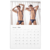 Nieuwe Aziatische Mannen 2025 Kalender (Jan 2026)