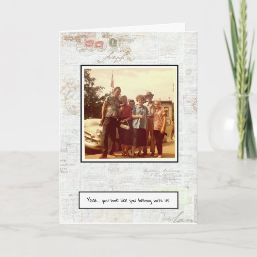 Nieuwe baan kaart (Voorkant)