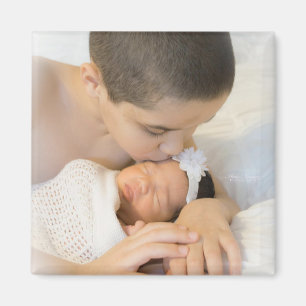 Nieuwe baby aangepaste foto magneet