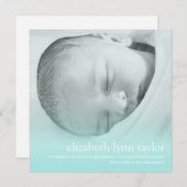 Nieuwe baby aankondiging (Voorkant / Achterkant)