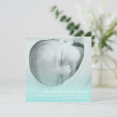 Nieuwe baby aankondiging (Staand voorkant)